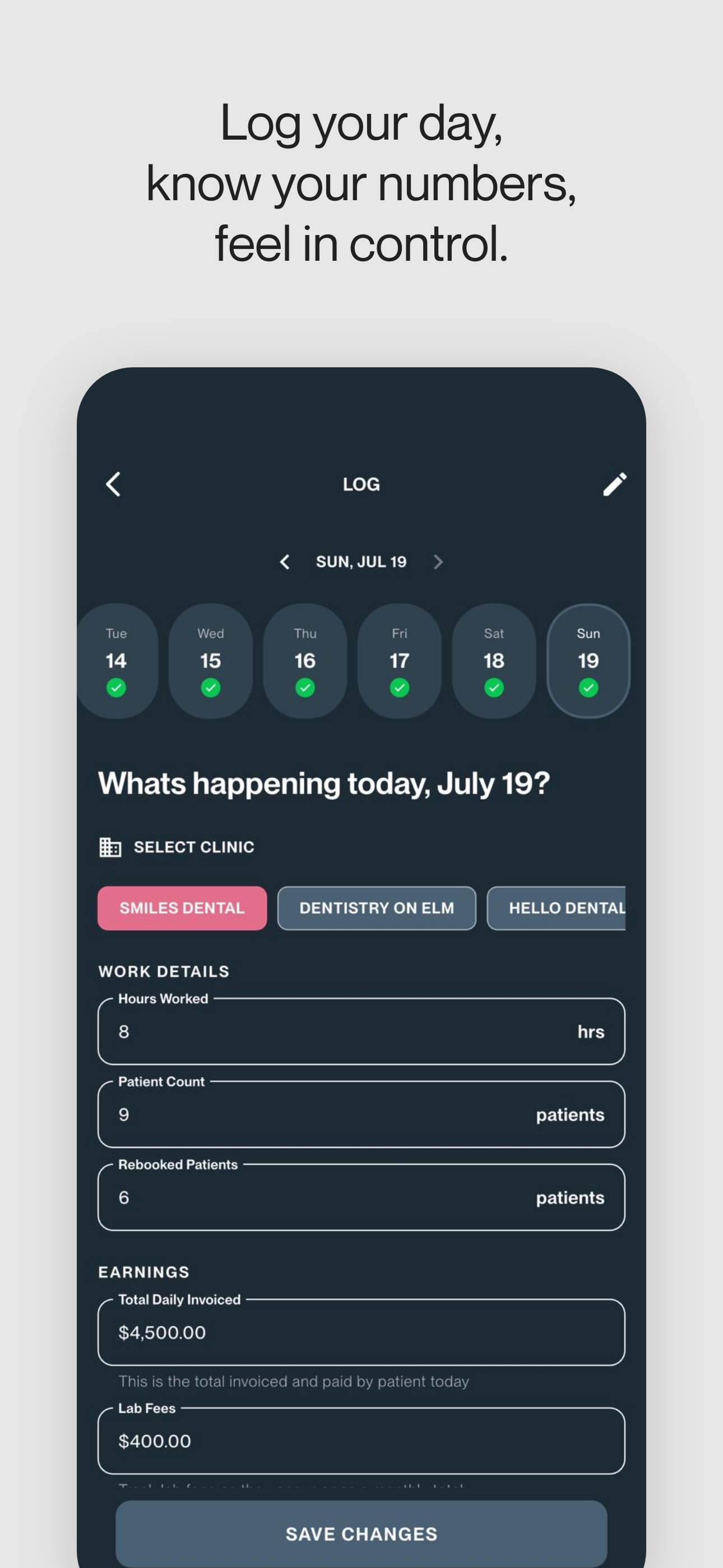 Log your day